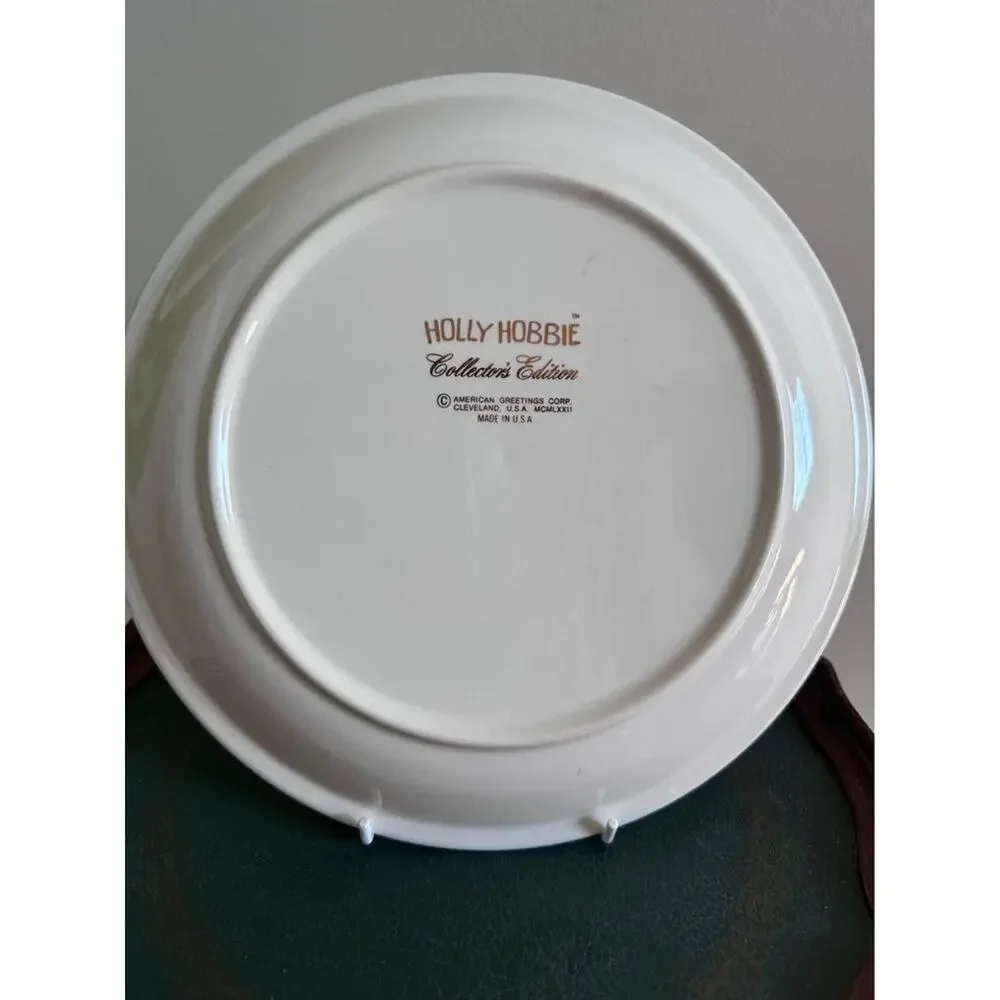 Holly Hobbie Plate 1972 Collectors “Mother is Another Name for Love” VTG Retro